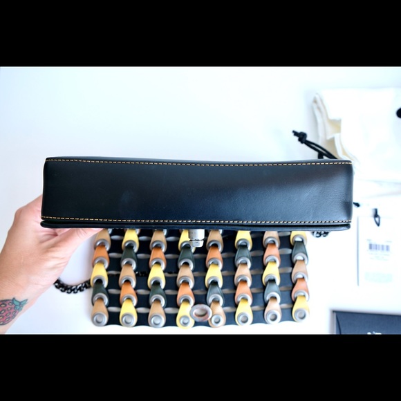 Unique leather Coach purse - Picture 3 of 9